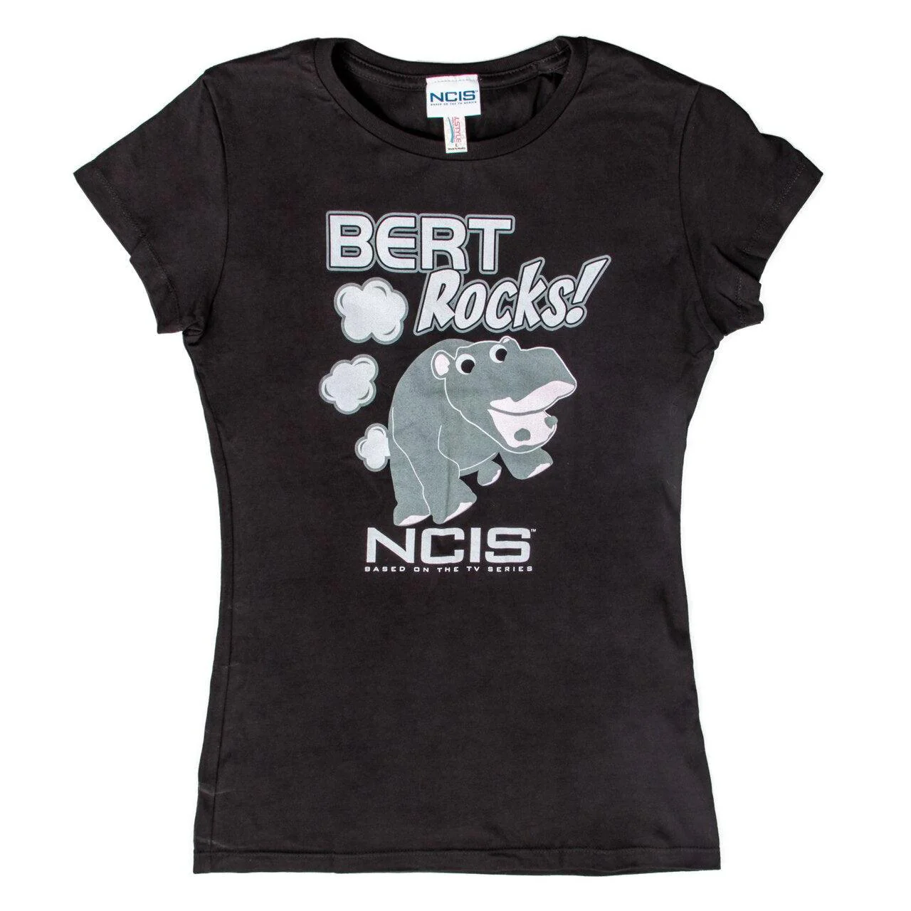 NCIS Bert Rocks! Hippopotamus Juniors T-Shirt - Image 5