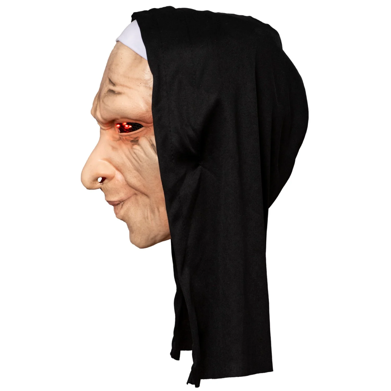 Scary Movie Nun Halloween Cosplay Costume Light Up Halloween Costume Mask - Image 3