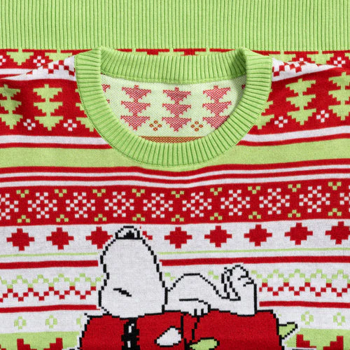 Peanuts Snoopy Dog House Christmas Sweater - Image 4