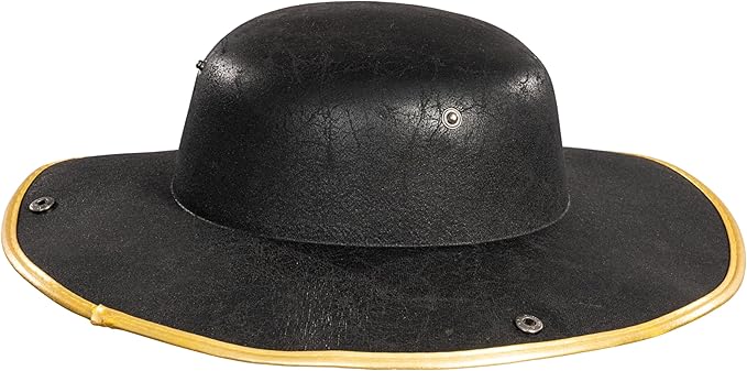 Pirate Hat Faux Leather Tricorn Colonial Renaissance Halloween Costume Cosplay Accessory - Image 8