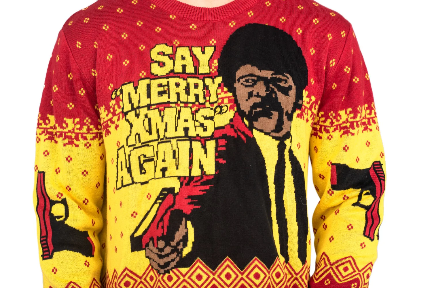 Pulp Fiction Merry Xmas Again Sweater - Image 9