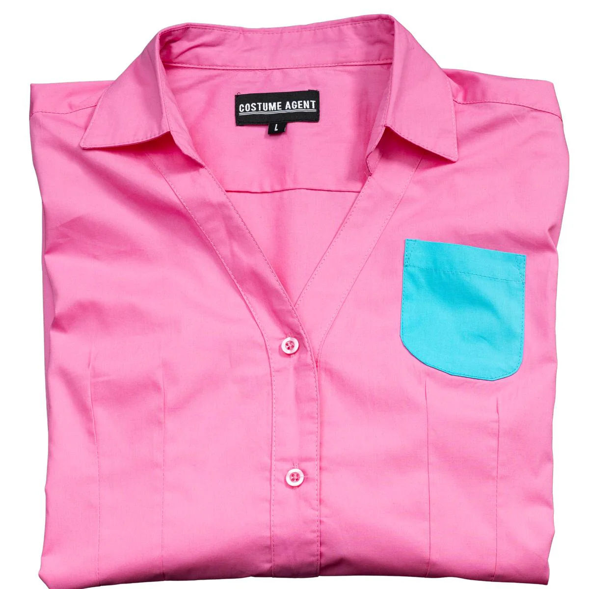 Ramona Pilgrim Movie Halloween Cosplay Costume Pink Blue Pocket Top - Image 9