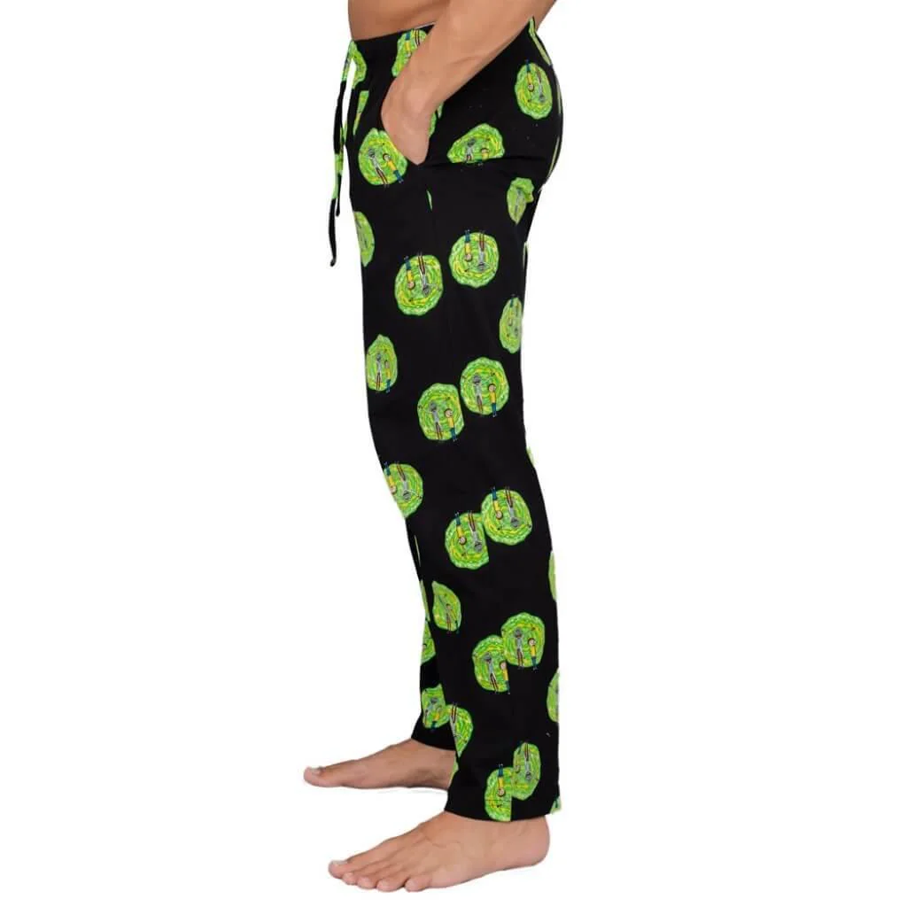 Rick and Morty Portal T-Shirt and Lounge Pants Pajama Set - Image 5