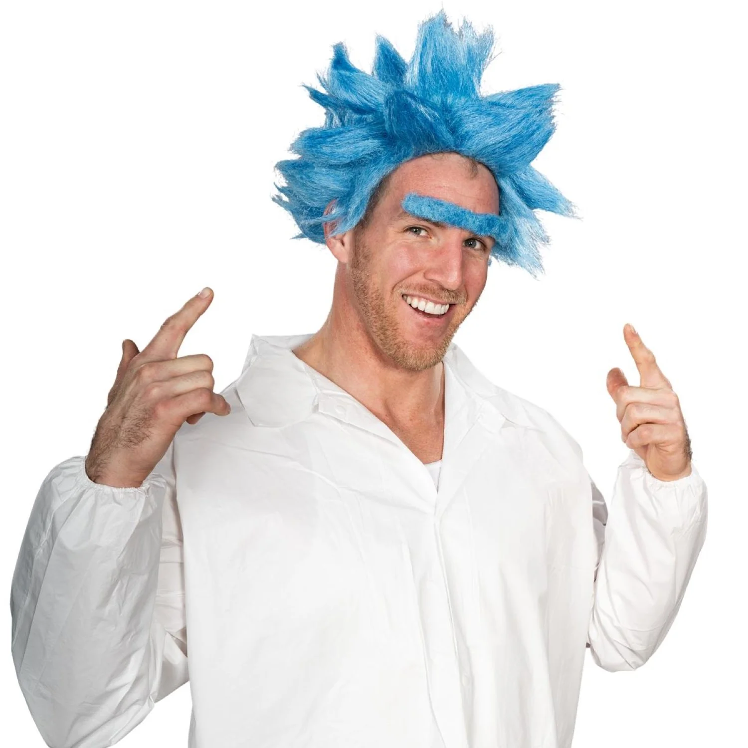 Rick Sanchez Cartoon Halloween Cosplay Costume Set - Image 2