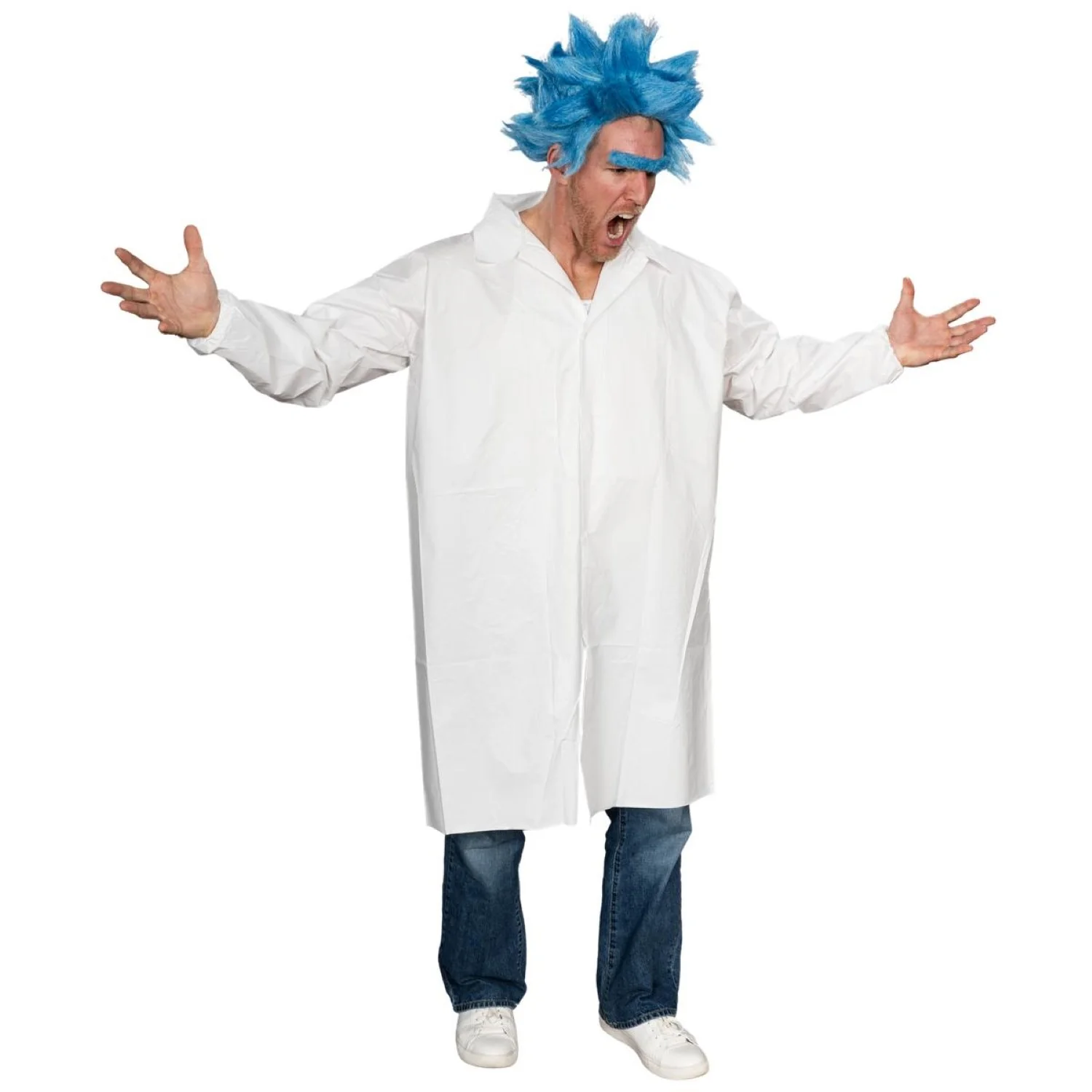 Rick Sanchez Cartoon Halloween Cosplay Costume Set - Image 4