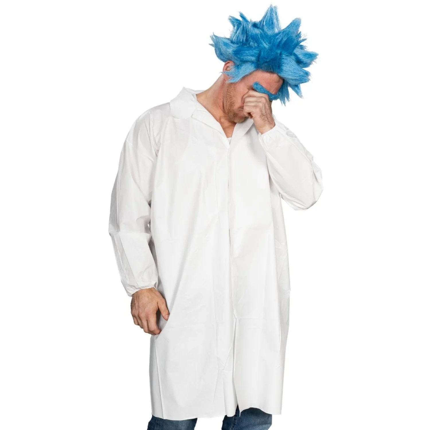 Rick Sanchez Cartoon Halloween Cosplay Costume Set - Image 5