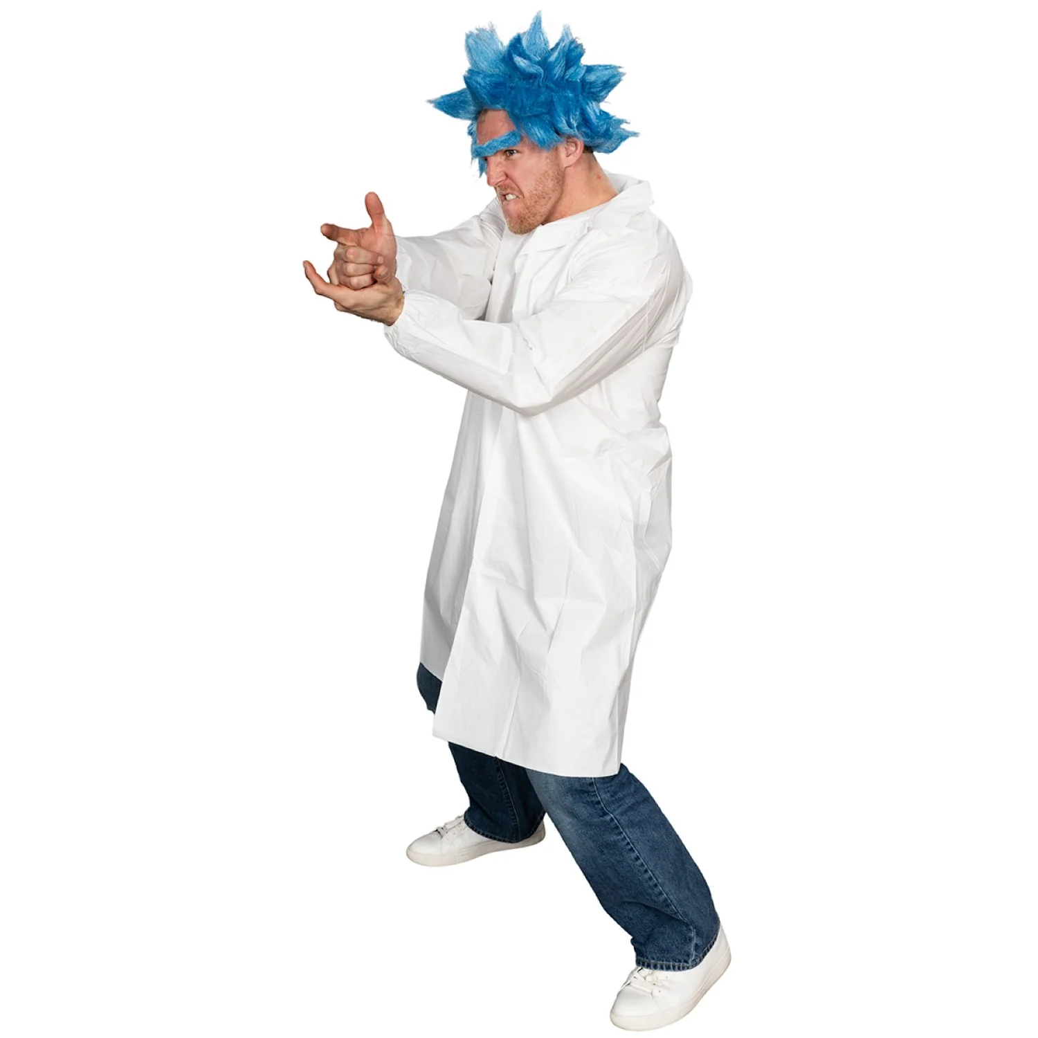Rick Sanchez Cartoon Halloween Cosplay Costume Set - Image 6