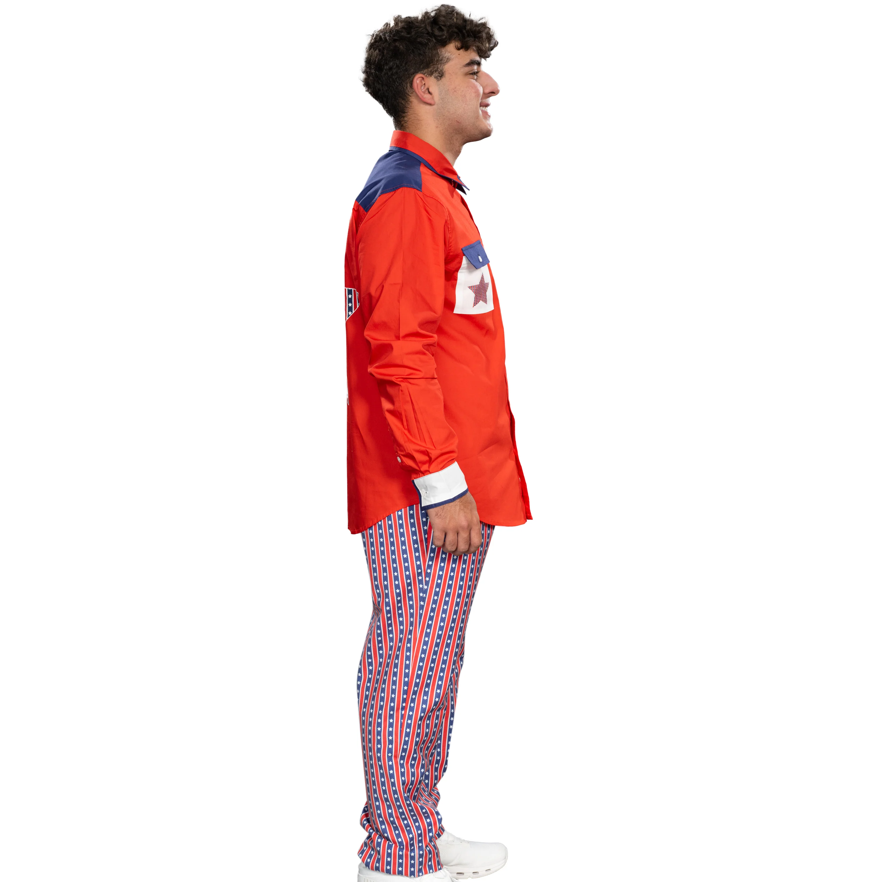 Roy Munson Character Bowling Movie Halloween Cosplay Shirt and Pants Costume Set - Image 2