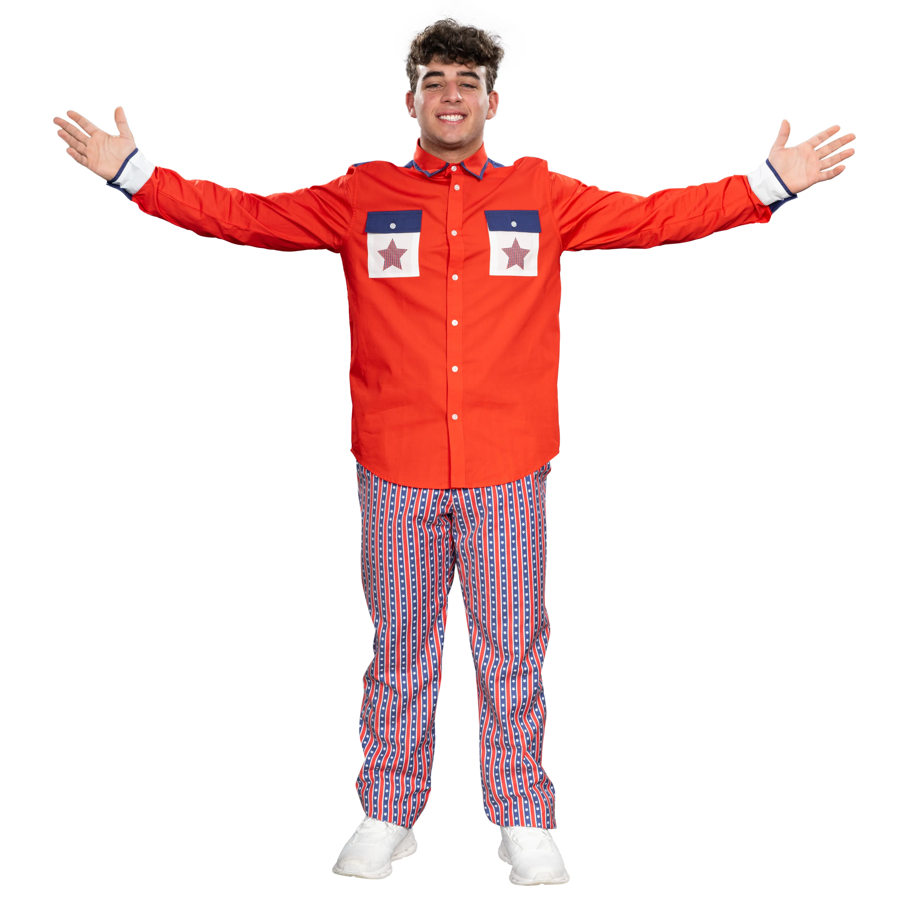 Roy Munson Character Bowling Movie Halloween Cosplay Shirt and Pants Costume Set - Image 8