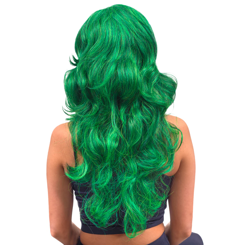 She Green Comic Book TV Show Monster Adult Halloween Costume Wig Cosplay - Image 2