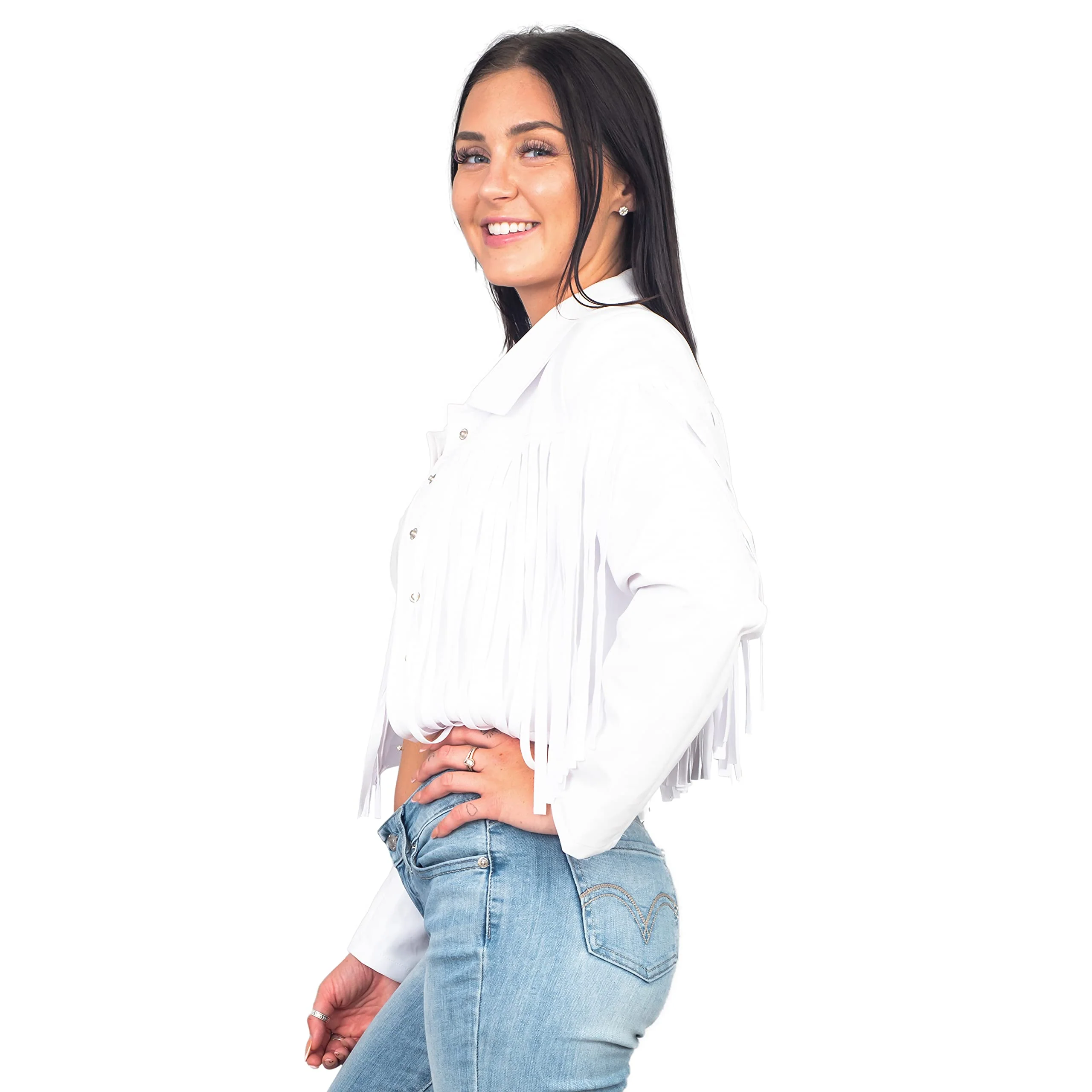 Sloane Halloween Costume White Jacket Western Outfit Ferris Cosplay - Image 4