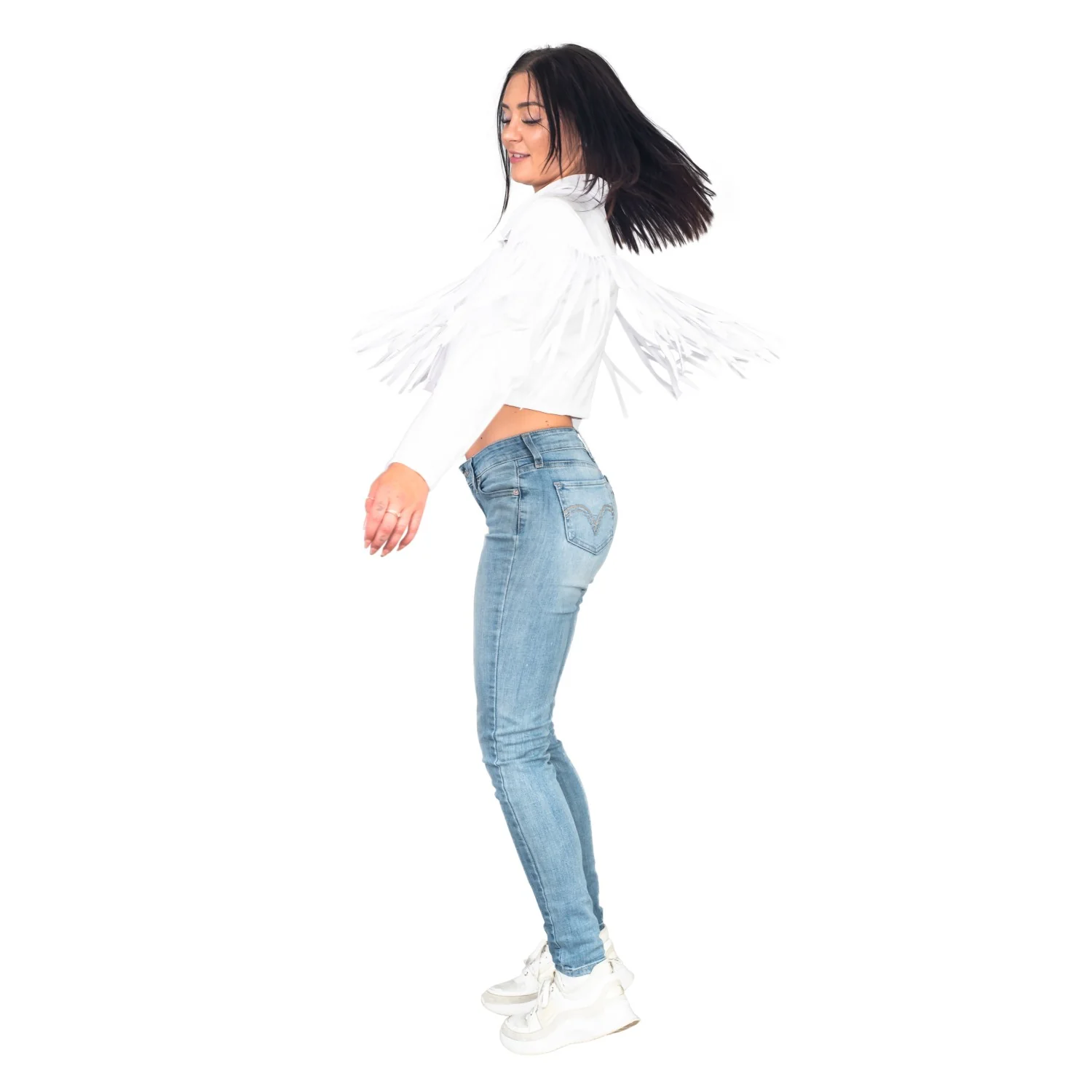 Sloane Halloween Costume White Jacket Western Outfit Ferris Cosplay - Image 6