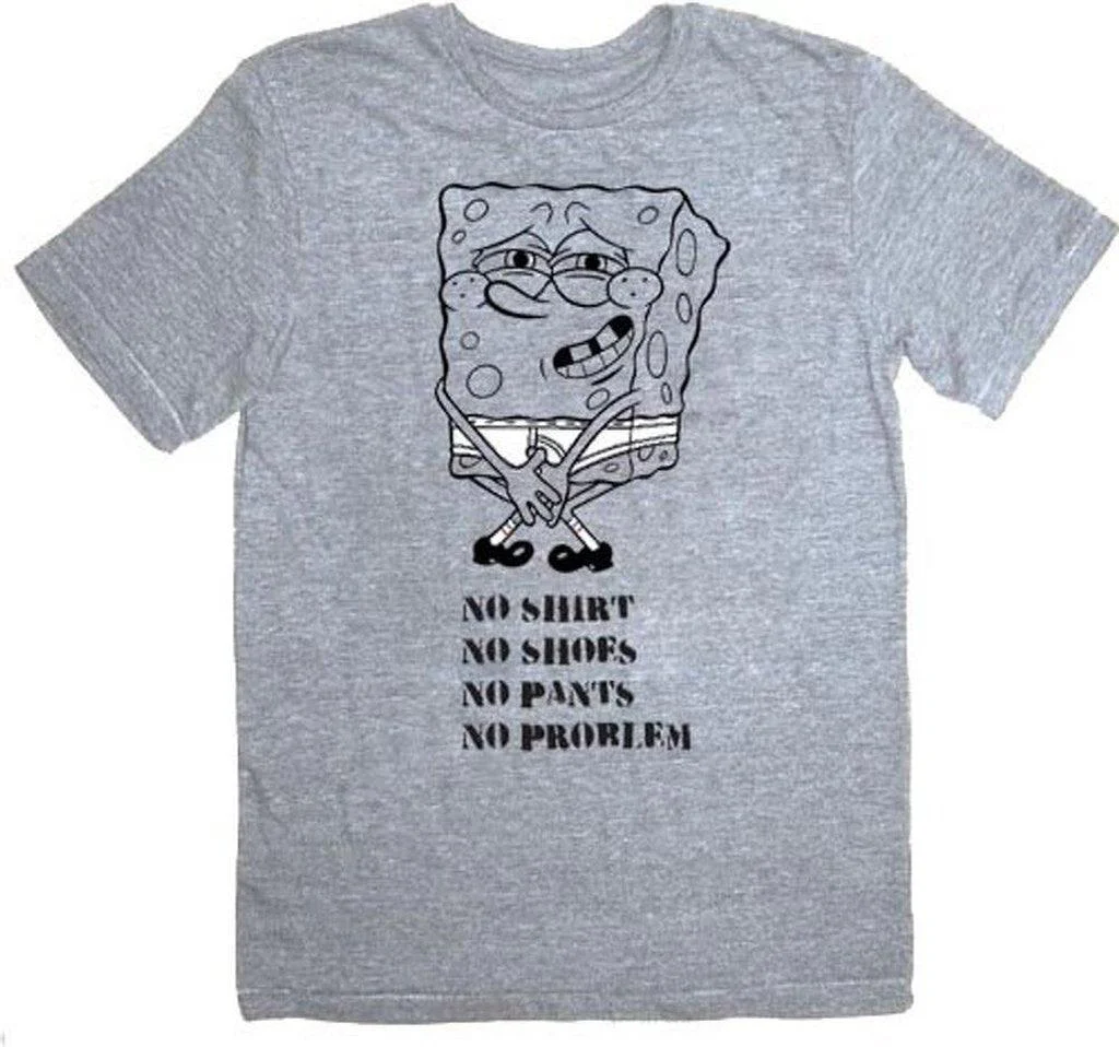 Spongebob Squarepants No Problem T-Shirt Tee