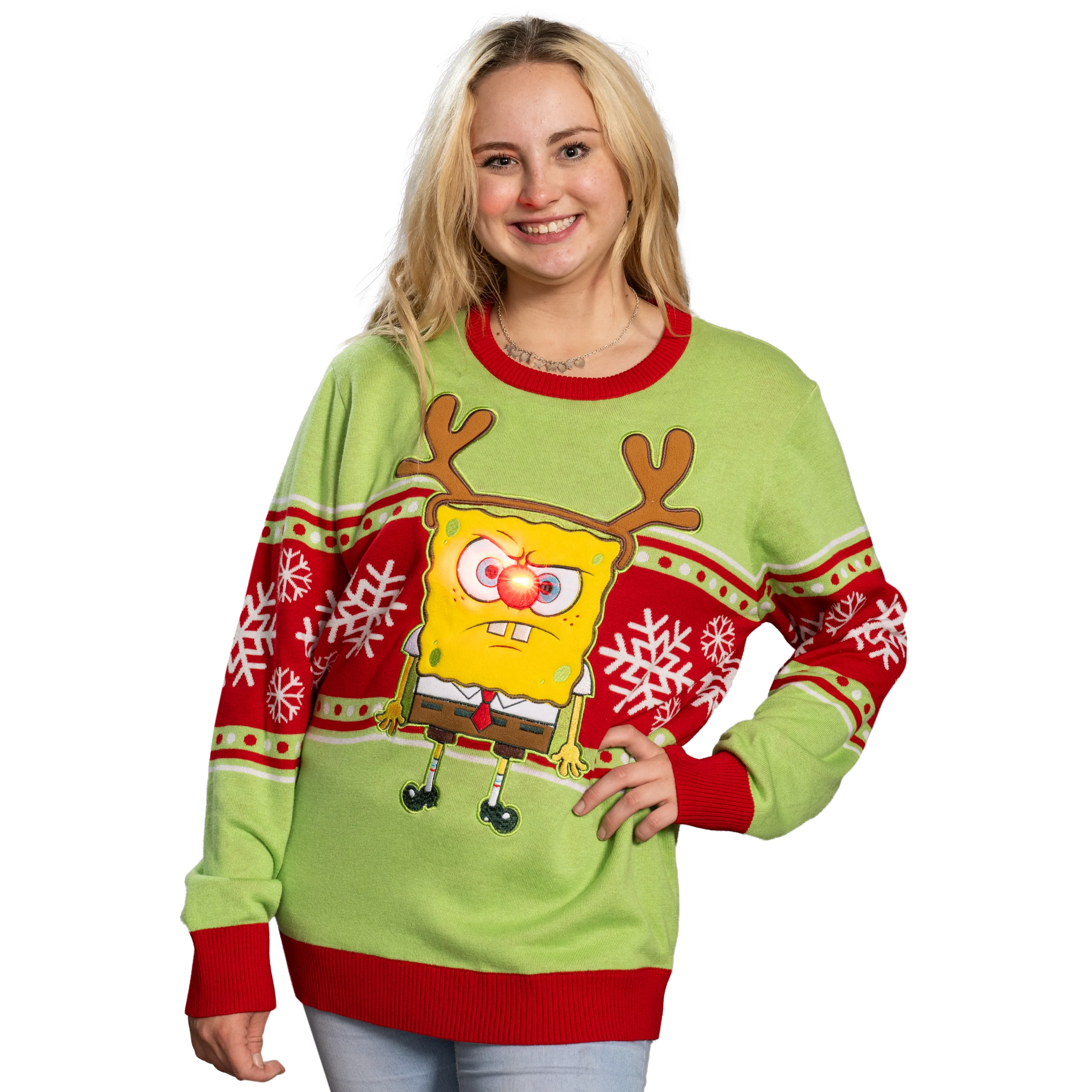 Spongebob Tangled LED Lights Sweater - Image 5