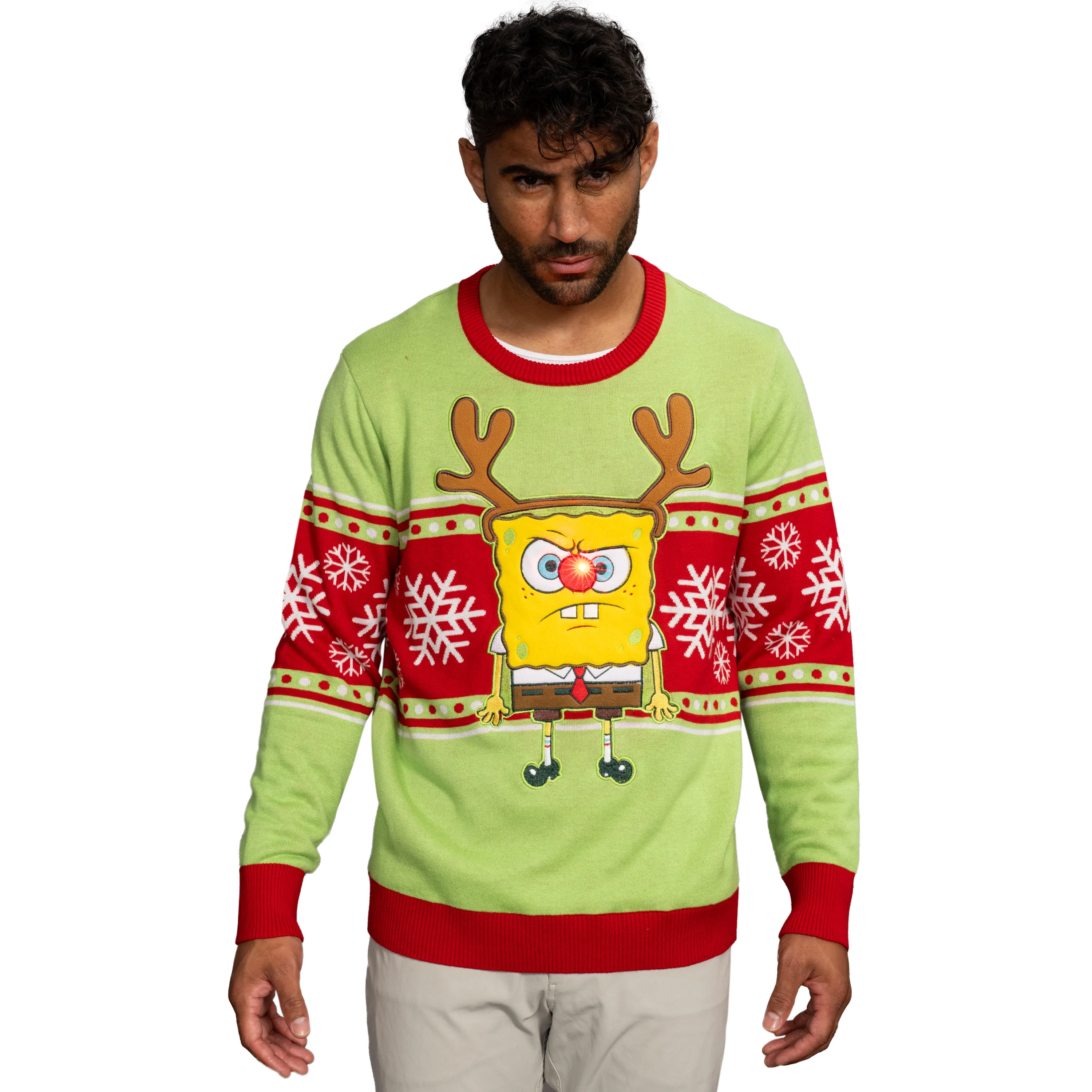 Spongebob Tangled LED Lights Sweater - Image 9