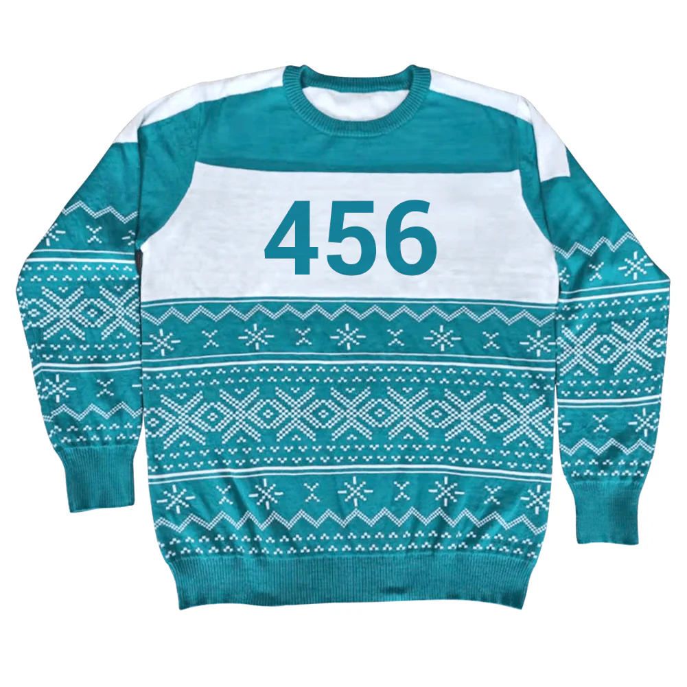 Squid Character Merry Squid-Mas Game Ugly Christmas Sweater - Image 6