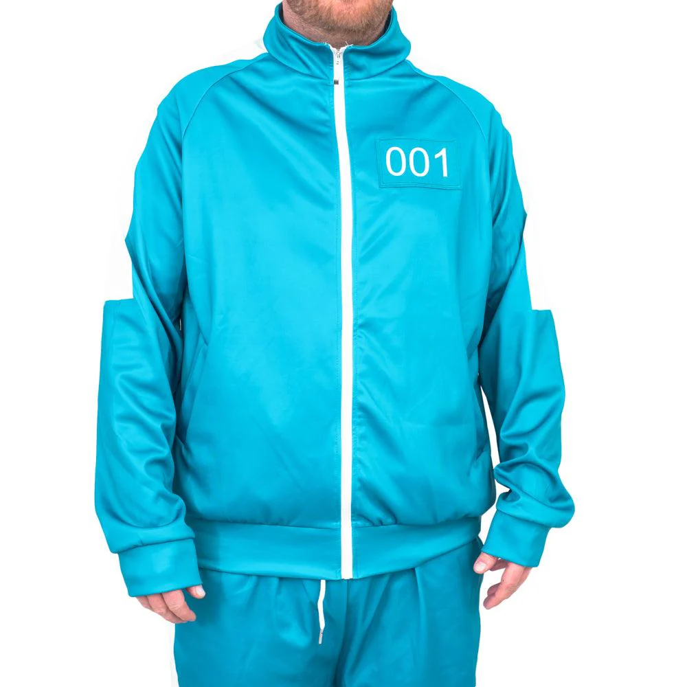 Squid Costume Green Jacket and Pants Halloween Cosplay - Image 8