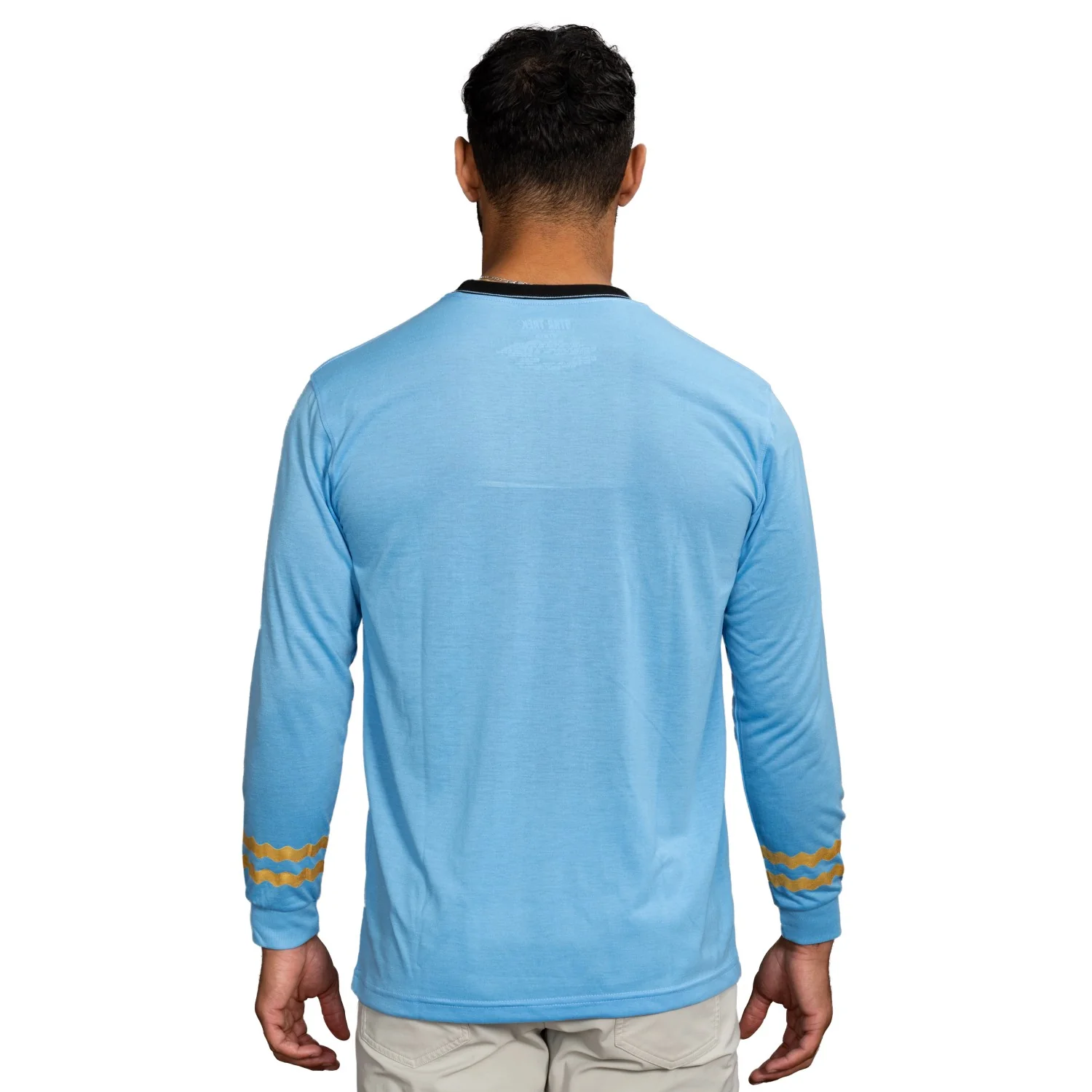 Star Trek Long Sleeve Halloween Costume T-shirt - Commander, Medical Sciences and Engineering - Image 4