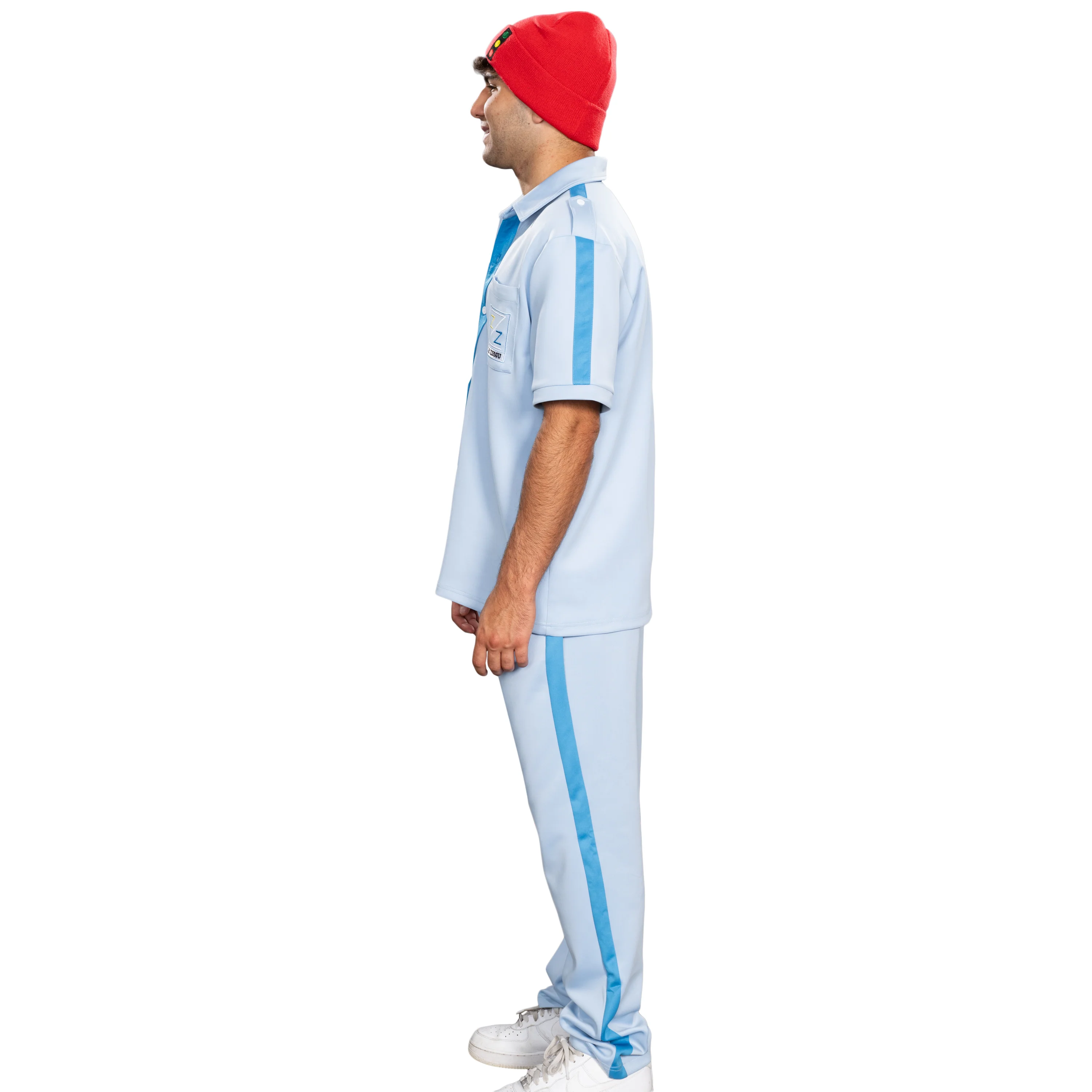 Steve Underwater Explorer Movie Character Halloween Cosplay Costume Set - Image 3