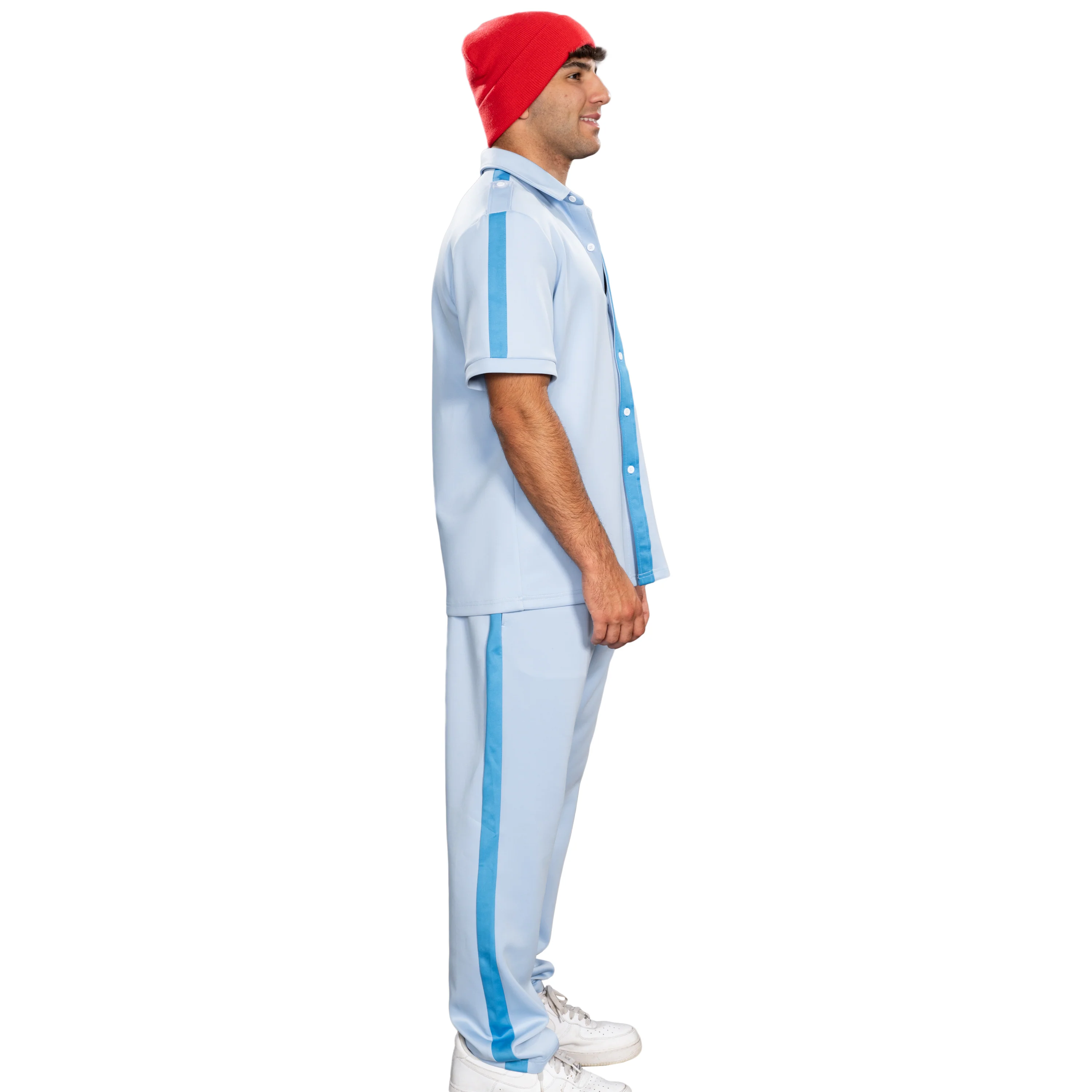 Steve Underwater Explorer Movie Character Halloween Cosplay Costume Set - Image 5