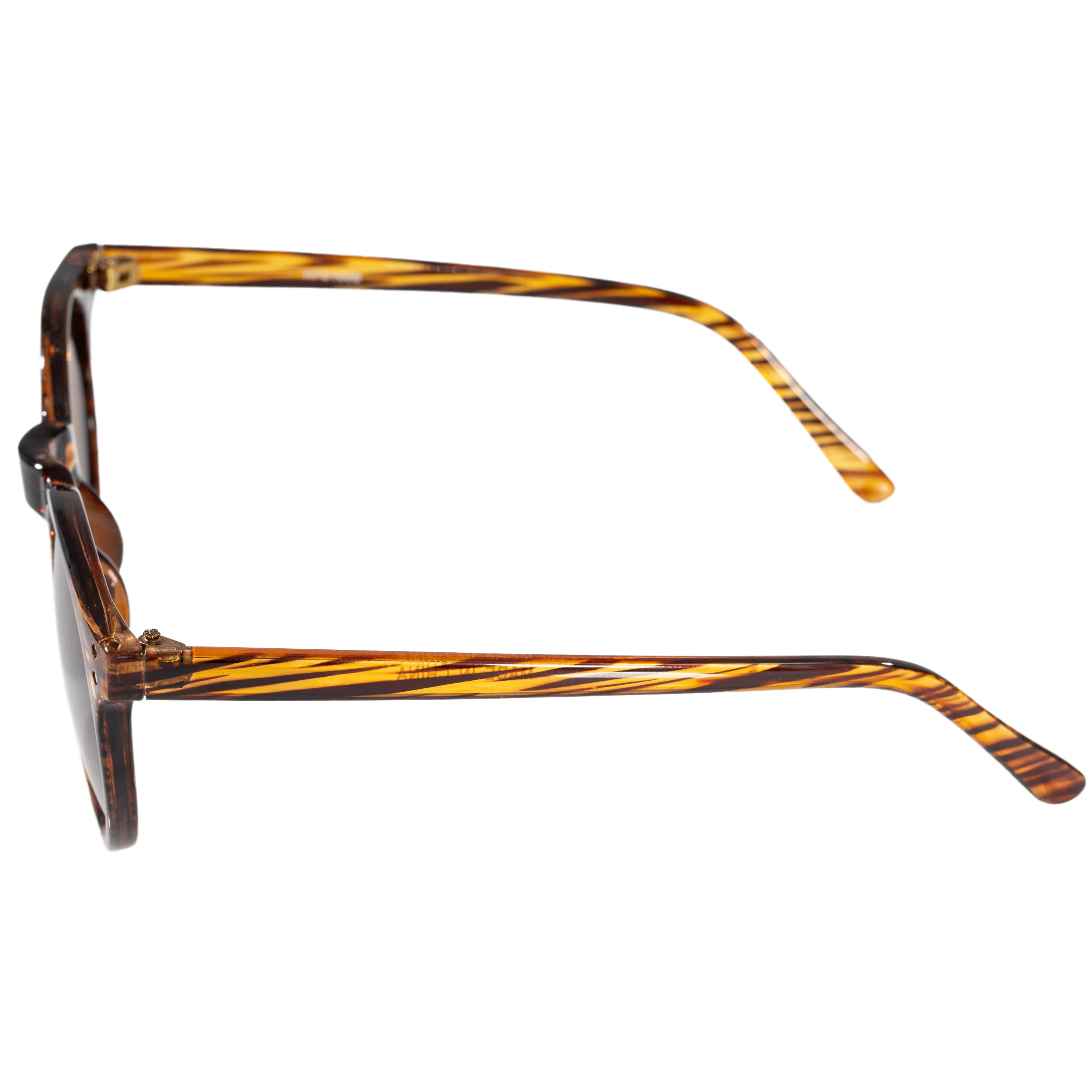 Sunglasses for Men Women Tortoiseshell Tan Brown Dark Lens Glasses - Image 4