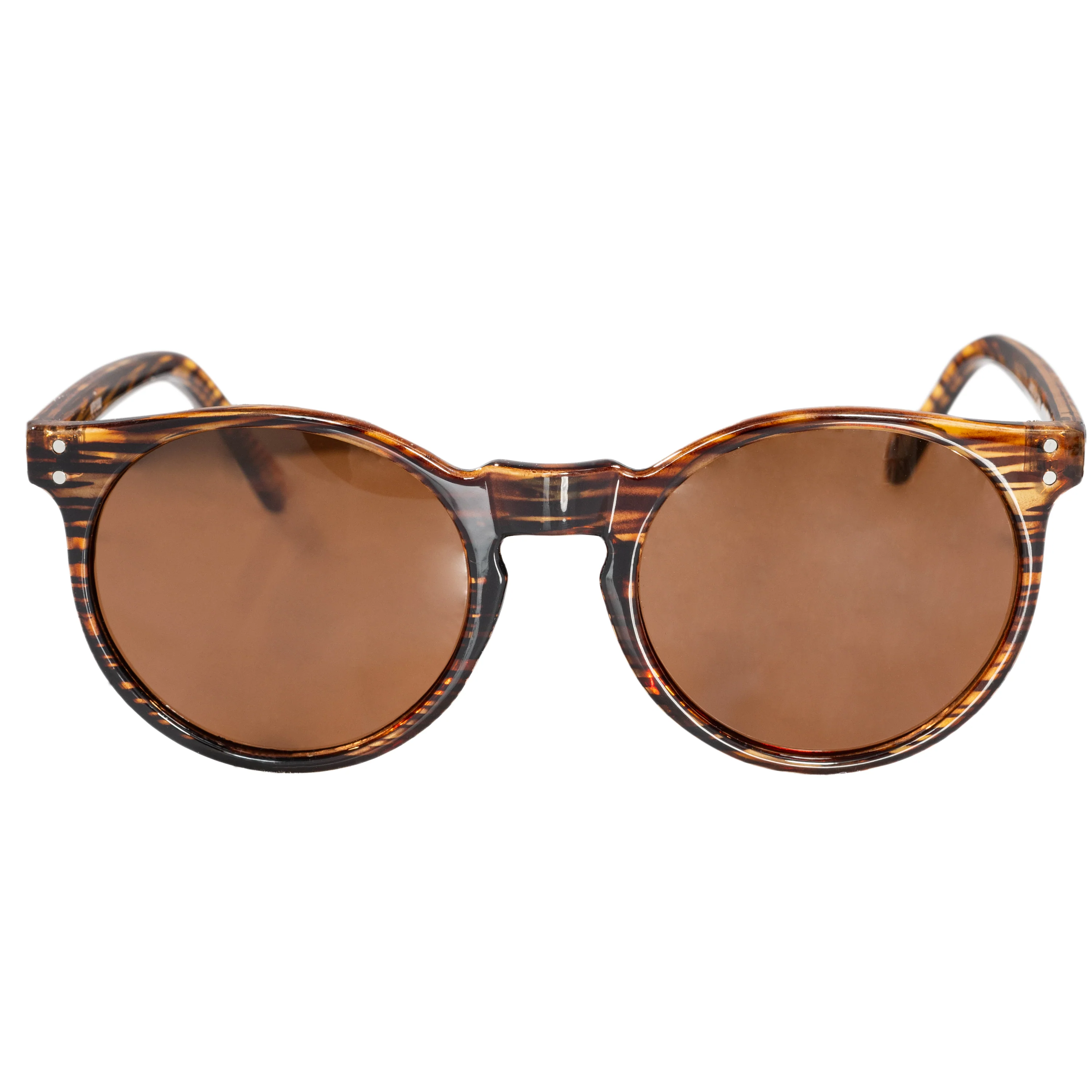Sunglasses for Men Women Tortoiseshell Tan Brown Dark Lens Glasses - Image 7