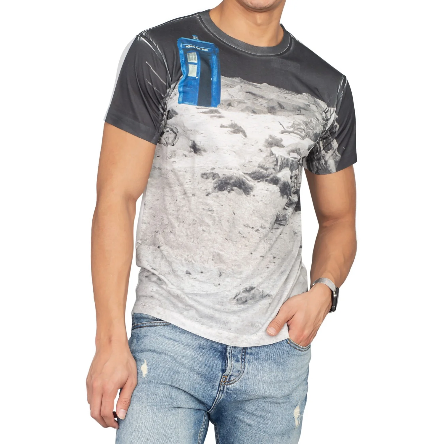 TARDIS Prehistoric Earth Sublimation T-Shirt - Image 5