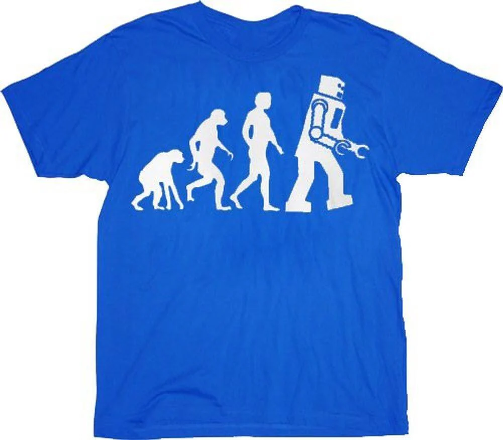 Theory of Evolution Robot Evolution T-shirt - Image 3