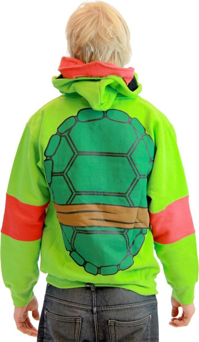 TMNT Costume Hooded Sweatshirt with Detachable Eye Mask - Image 2