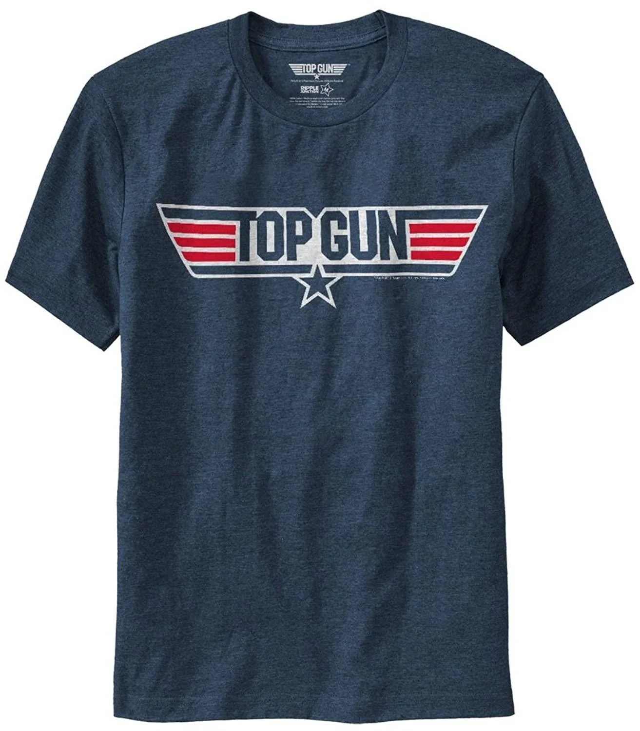 Top Gun White Stroke Navy T-shirt - Image 3