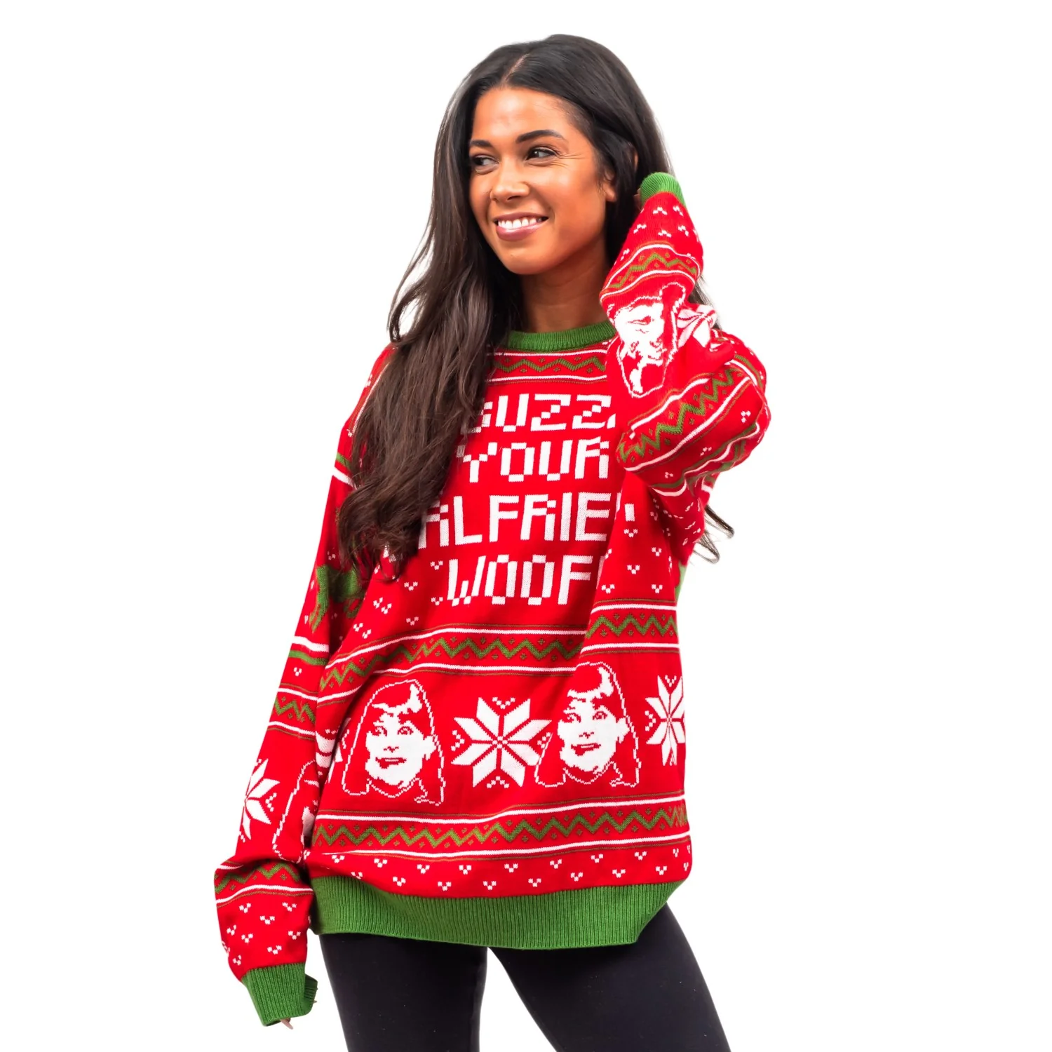 Funniest Unisex Ugly Knitted Christmas Holiday Pullover Sweater - Image 3