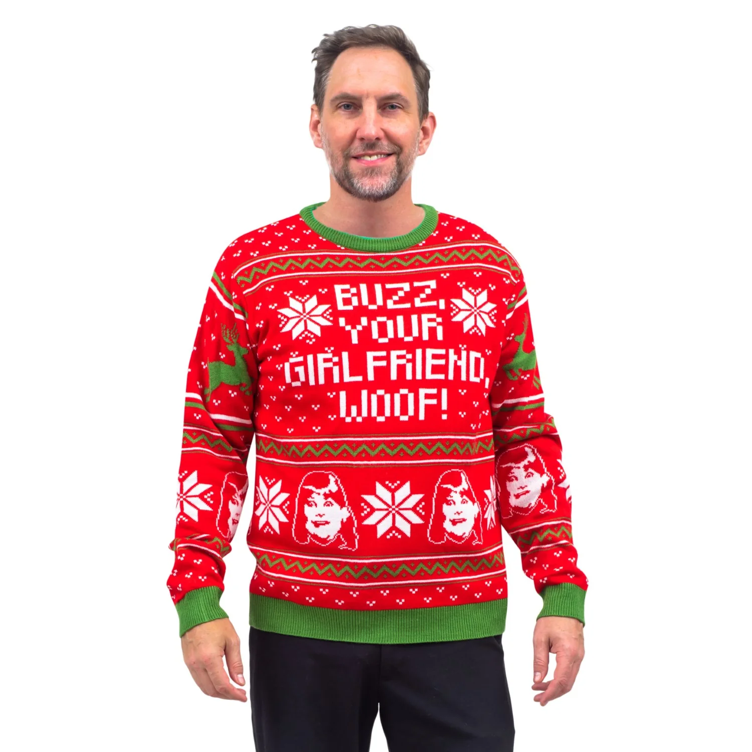 Funniest Unisex Ugly Knitted Christmas Holiday Pullover Sweater - Image 6