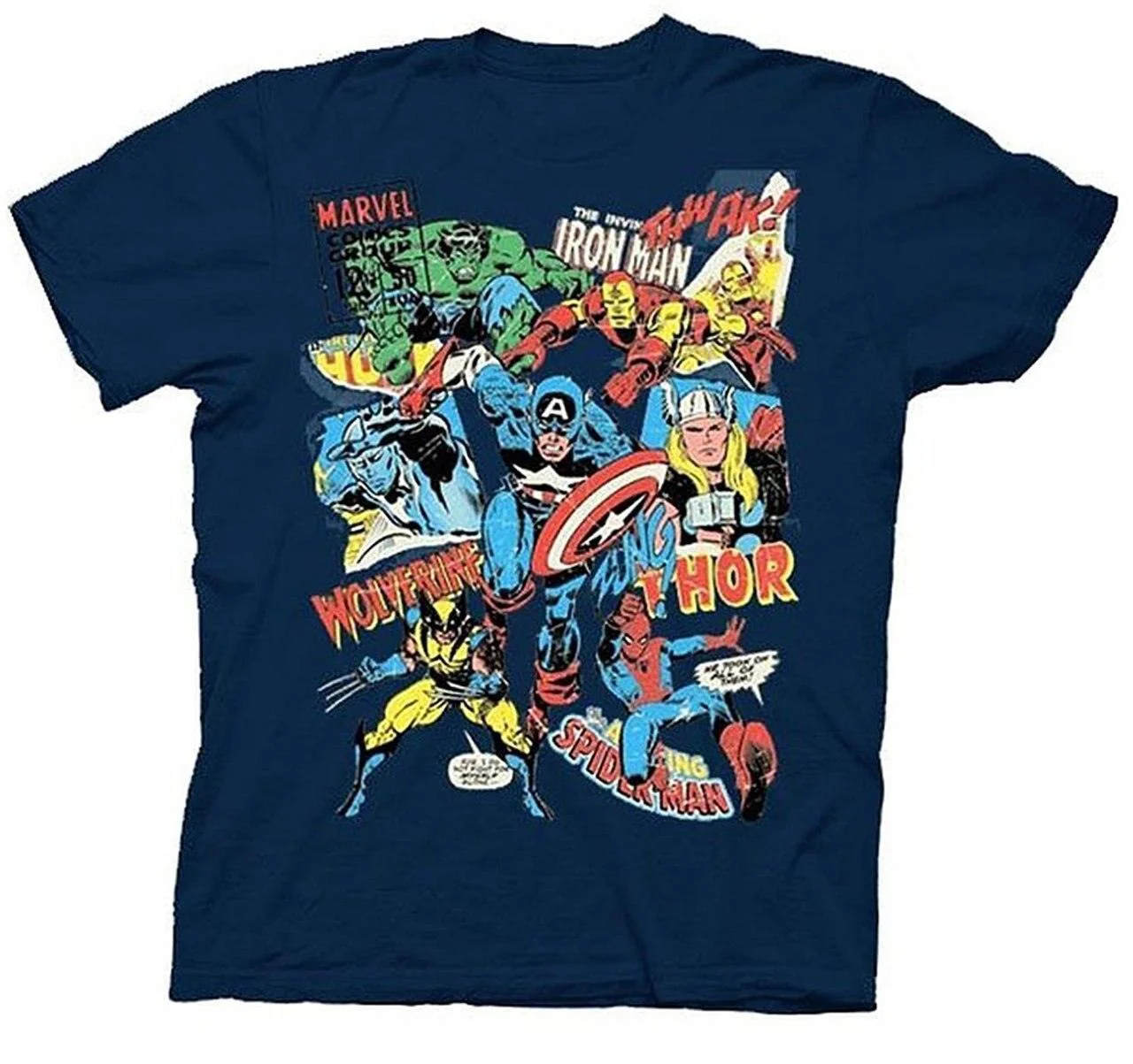 UV Collage Navy Youth T-shirt