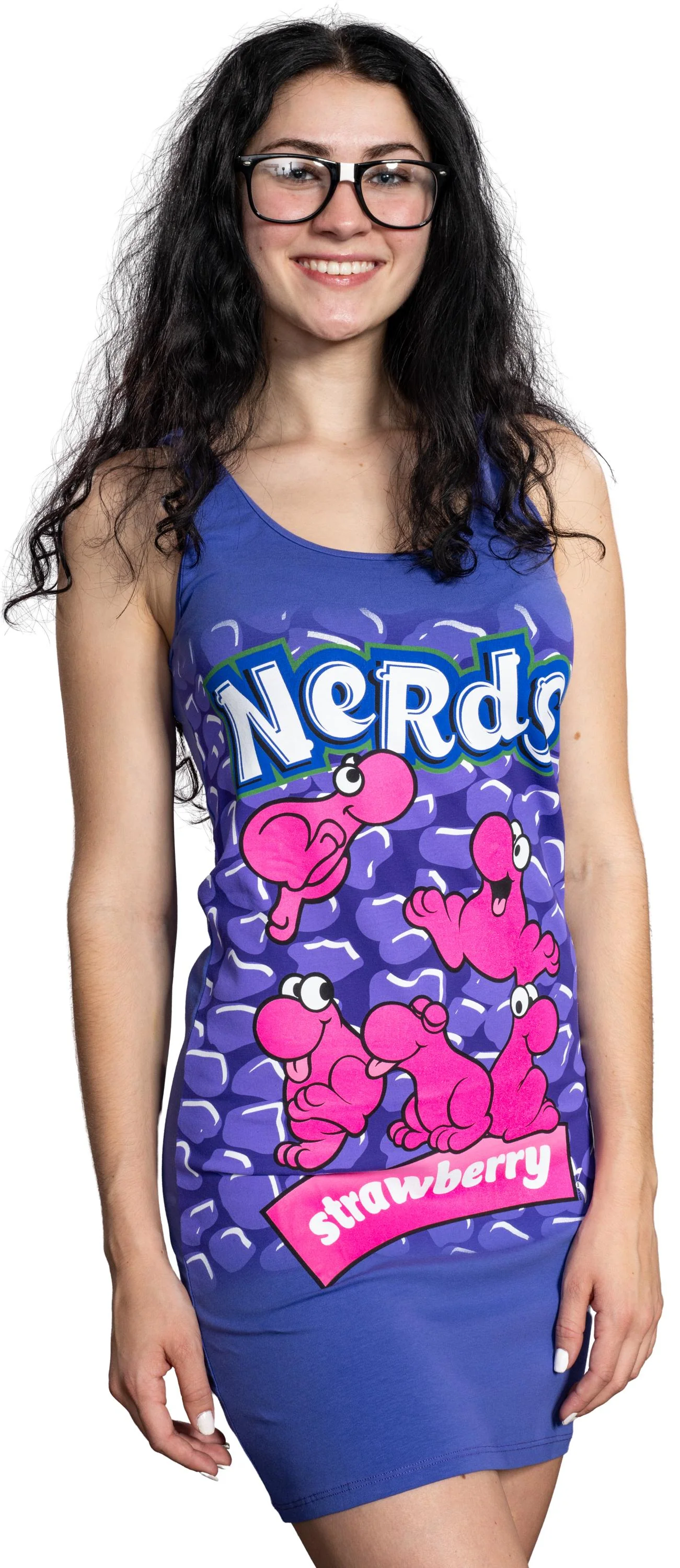 Women's Nerds Candy Halloween Cosplay Costume Tank Dress (3 Colors) - Image 19