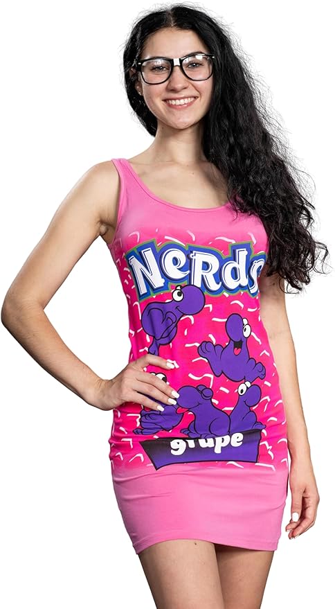 Women's Nerds Candy Halloween Cosplay Costume Tank Dress (3 Colors) - Image 8