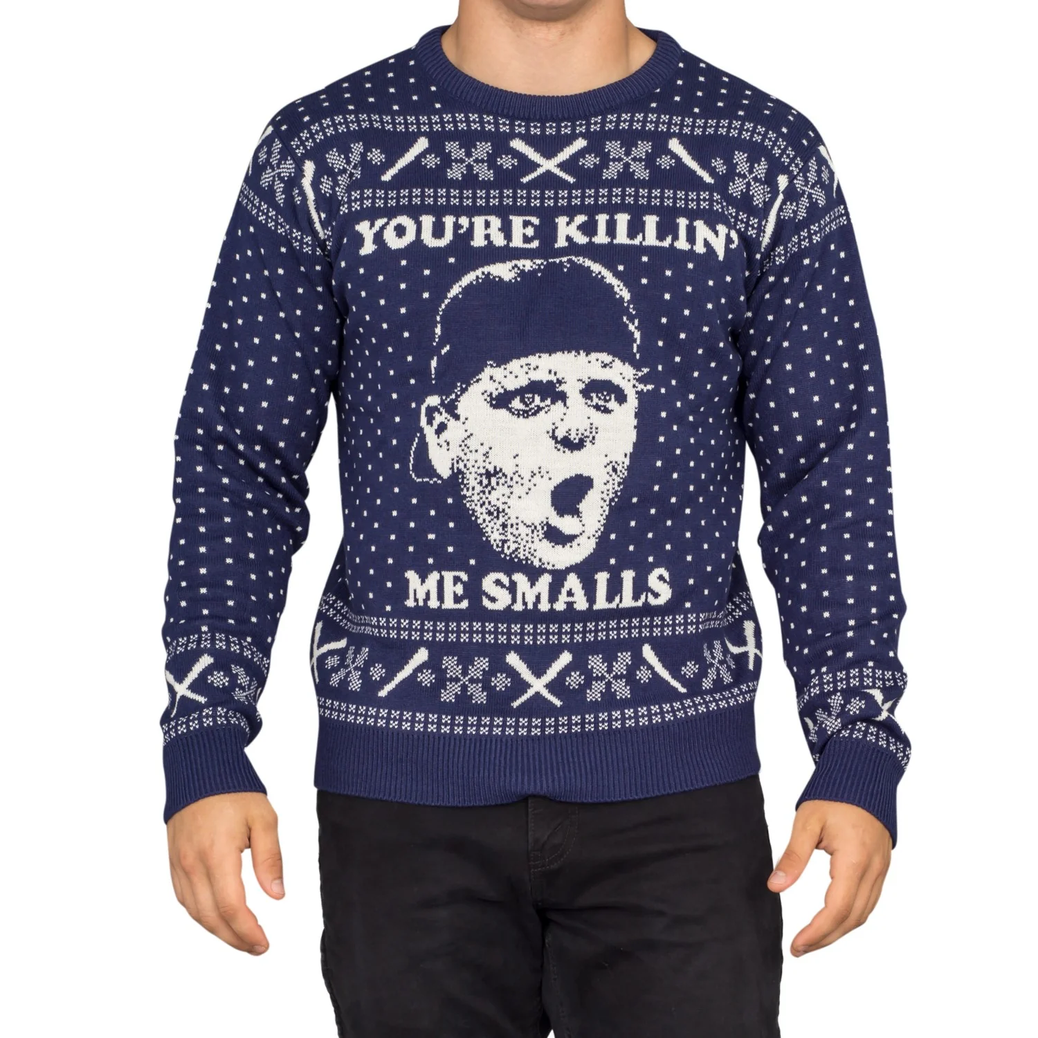 Baseball Sand Field Unisex You're Killin' Me Smalls Ugly Christmas Sweater - Image 2