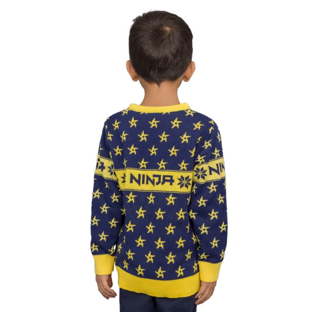 Youth Fortnite Ninja Ugly Christmas Sweater - Image 2