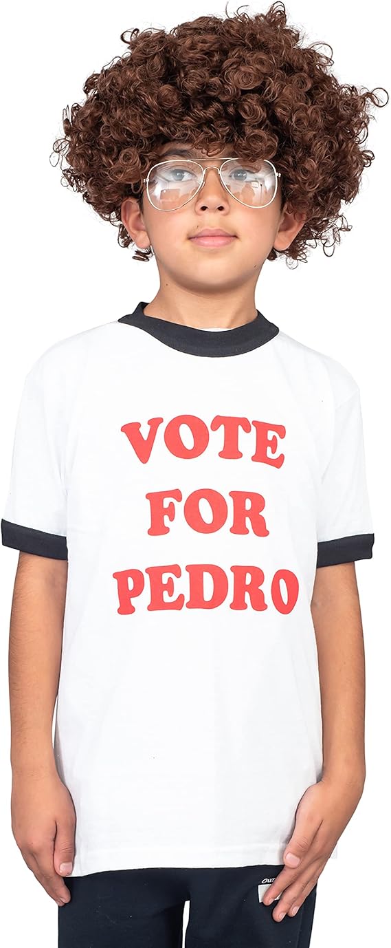 Youth Vote for Pedro Dynamite Wig and Glasses - Image 2